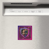 Rittermütze - mittelalterliches Geschenk Magnet (In Situ (Geschirrspüler))