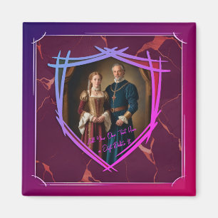 Rittermütze - mittelalterliches Geschenk Magnet