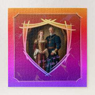 Rittermütze - mittelalterliches Geschenk Puzzle