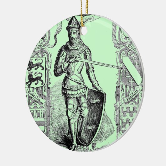 Ritterornament Keramikornament (Links)