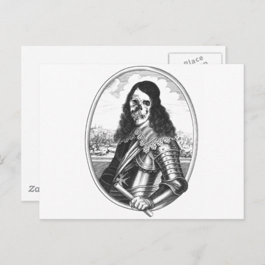 Ritterpirat Postkarte (Vorne/Hinten)