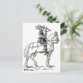 Ritterrüstung-7 Postkarte (Stehend Vorderseite)