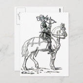 Ritterrüstung-7 Postkarte (Vorne/Hinten)