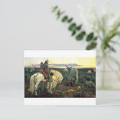 Ritterrüstung-83 Postkarte (Stehend Vorderseite)