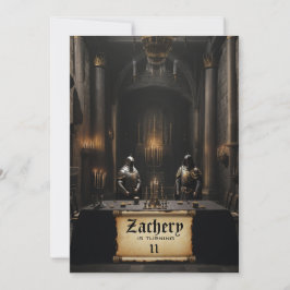 *~* Ritterrüstung AP88 Burg Mittelalter Geburtstag Einladung