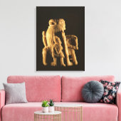 Ritterschachstück Leinwanddruck (Insitu (Wohnzimmer))