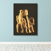 Ritterschachstück Leinwanddruck (Insitu (Holzboden))