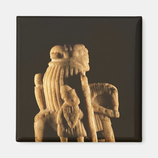 Ritterschachstück Magnet (Vorne)