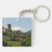 Ritterschloss in Wachau Österreich Schlüsselanhänger (Rückseite)