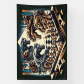 Ritterspiel - Schach trifft Fantasie Banner (Vertikal)