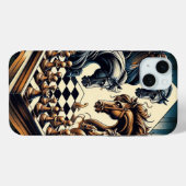 Ritterspiel - Schach trifft Fantasie Case-Mate iPhone Hülle (Rückseite (Horizontal))