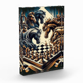 Ritterspiel - Schach trifft Fantasie Fotoblock (Links)