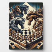 Ritterspiel - Schach trifft Fantasie Fotoplatte (Vorderseite)