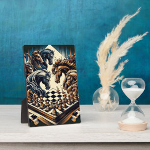 Ritterspiel - Schach trifft Fantasie Fotoplatte