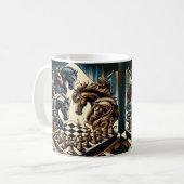 Ritterspiel - Schach trifft Fantasie Kaffeetasse (Vorderseite Links)