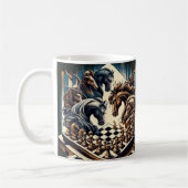 Ritterspiel - Schach trifft Fantasie Kaffeetasse (Links)