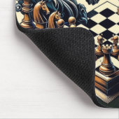 Ritterspiel - Schach trifft Fantasie Mousepad (Ecke)
