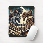 Ritterspiel - Schach trifft Fantasie Mousepad (Mit Mouse)