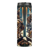 Ritterspiel - Schach trifft Fantasie Thermosbecher (Rückseite)