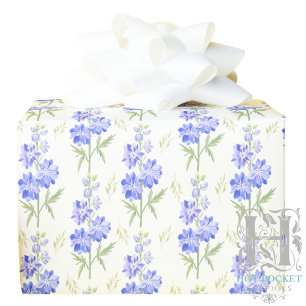 Rittersporn Geschenkpapier