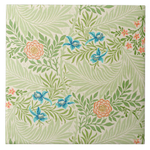 Rittersporn-Muster (von William Morris) Fliese