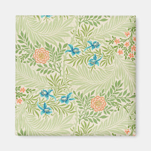 Rittersporn-Muster (von William Morris) Magnet