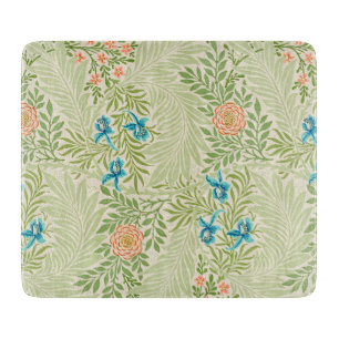 Rittersporn-Muster (von William Morris) Schneidebrett
