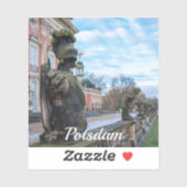 Ritterstatuen in Potsdam Aufkleber (Blatt)