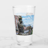Ritterstatuen in Potsdam Glas (Rückseite)