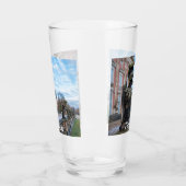 Ritterstatuen in Potsdam Glas (Links)