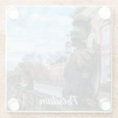 Ritterstatuen in Potsdam Glasuntersetzer (Rückseite)