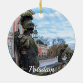 Ritterstatuen in Potsdam Keramik Ornament (Hinten)