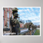 Ritterstatuen in Potsdam Poster (Vorne)