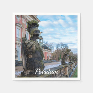 Ritterstatuen in Potsdam Serviette