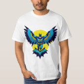 "Ritterstrahler: Batman in Blauer Flamme neu gefor T-Shirt (Vorderseite)