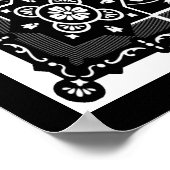 Rittertempel in Rüstungspaketen Poster (Ecke)