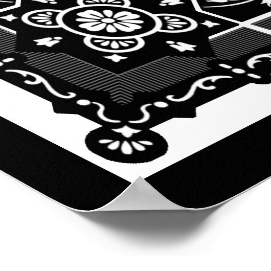 Rittertempel in Rüstungspaketen Poster (Ecke)