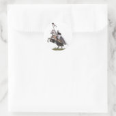 Rittertempel Runder Aufkleber (Tasche)