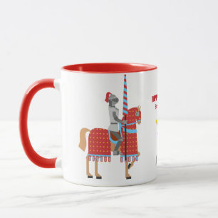 Ritterturnier Geburtstagsfeier im Mittelalter-Stil Tasse