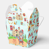 Ritterturnier im Mittelalter Geburtstagsparty Geschenkschachtel (Geöffnet)