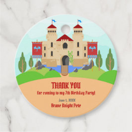 Ritterturnier Junge Geburtstagsparty Geschenkanhänger