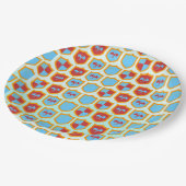 Ritterturnier Junge Geburtstagsparty Pappteller (Schrägansicht)