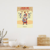Ritterturnier Junge Geburtstagsparty Poster (Küche)