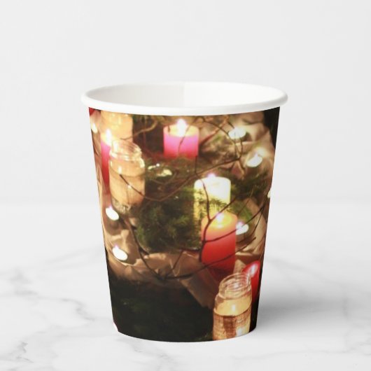 Ritual Paper Cup bei Kerzenlicht - Anpassbar Pappbecher (Links)