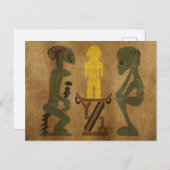 Rituale Szene Postkarte (Vorne/Hinten)