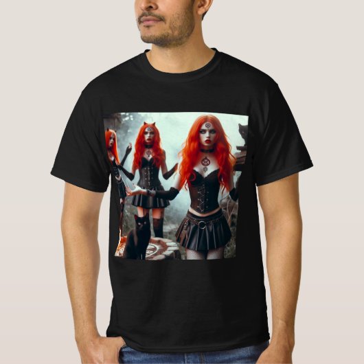 Rituales Oscuros: Misterio y Magia Femenina T-Shirt (Vorderseite)