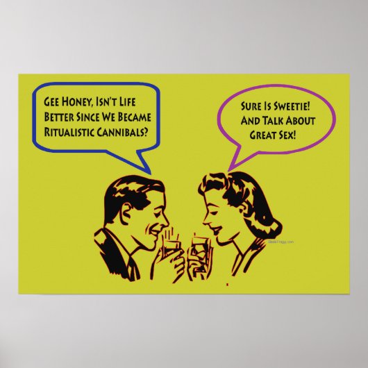 Ritualistisches Cannibals-Poster Poster (Vorne)