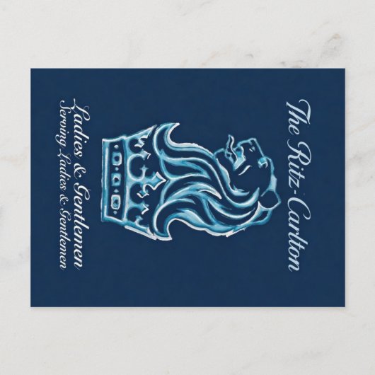 Ritz-Carlton Inspirierte Postkarte | (Vorderseite)