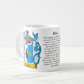 Ritz, der Ursprung, die Bedeutung und das Wappen Kaffeetasse (Vorderseite Links)