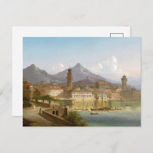 Riva am Gardasee | Johann Wilhelm Jankowsky Postkarte (Vorne/Hinten)